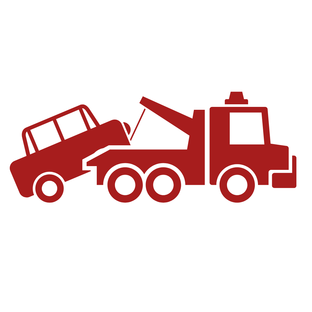 Flatbed tow truck in Tulsa transporting a car safely without damage