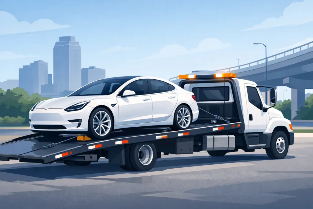 Can a Tesla Be Towed Safely?