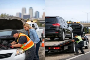 Roadside Assistance Versus Towing