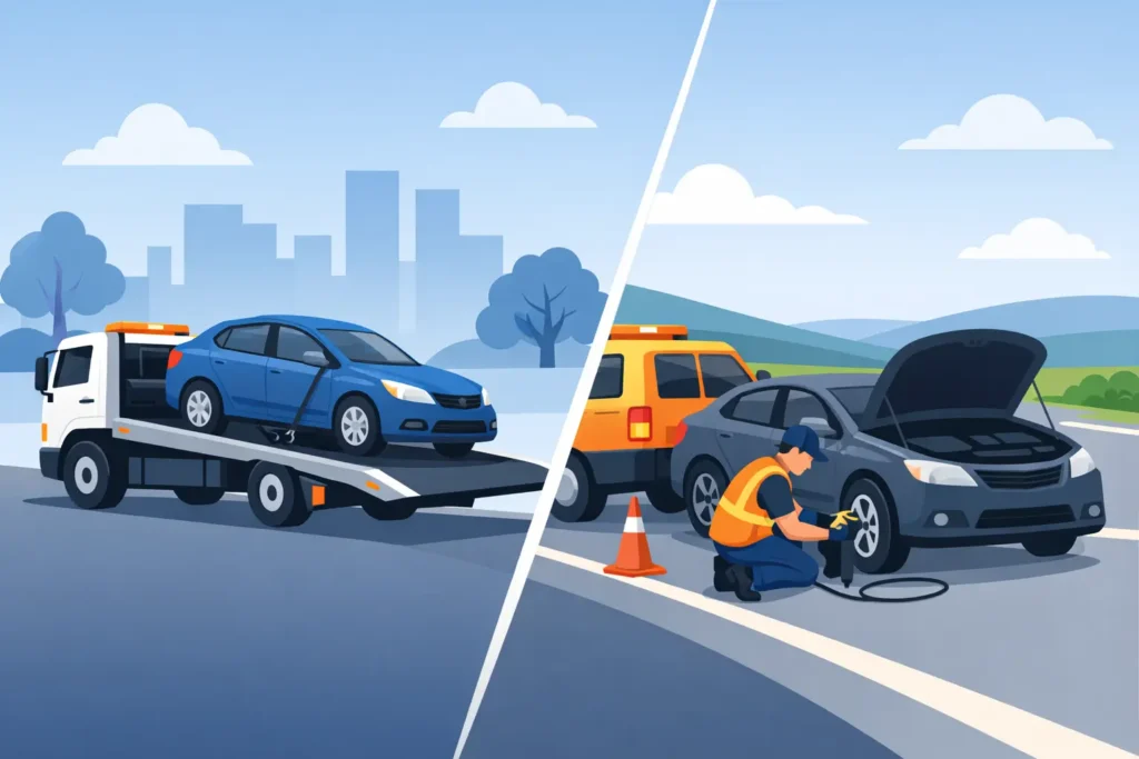 Tow Truck or Roadside Assistance?