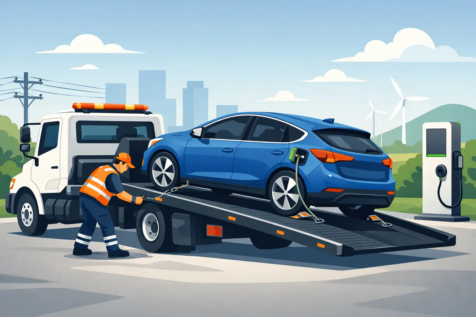How to Tow an Electric Vehicle Safely