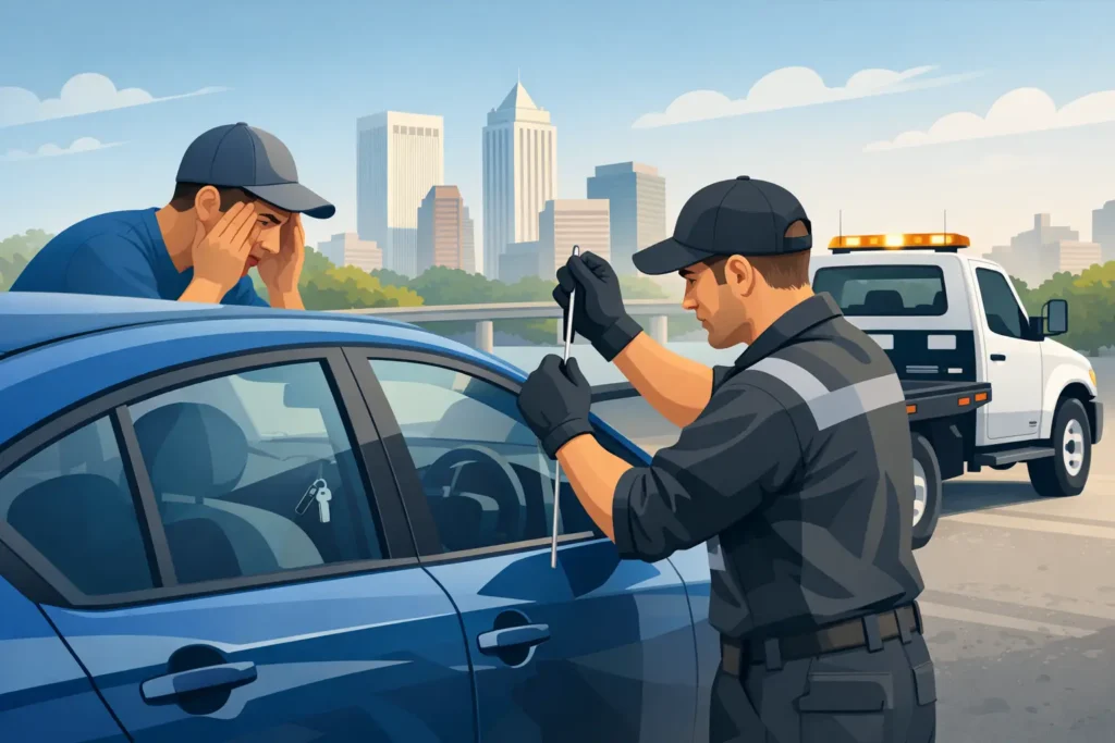 Locked Keys in Car Tulsa? What to Do Fast