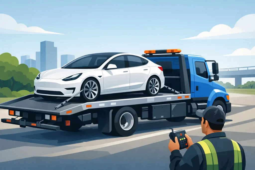 Can a Tesla Be Flatbed Towed? What to Know