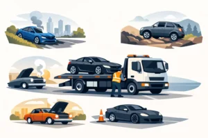 Common Situations That Require Flatbed Towing