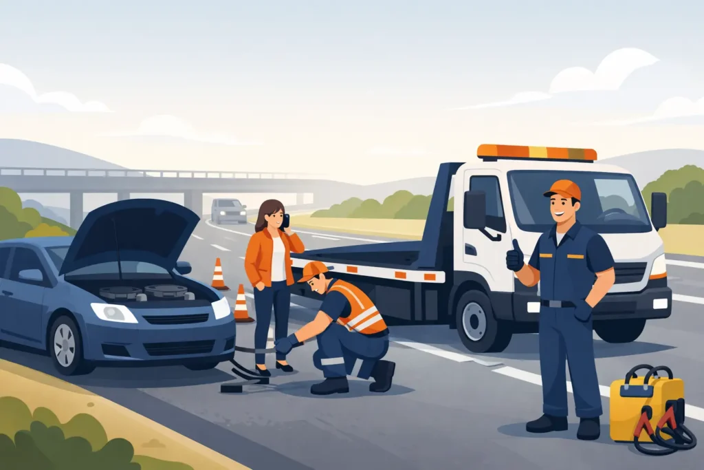 How Roadside Assistance Works When You’re Stuck