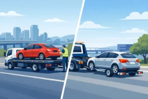 Flatbed Towing Versus Dolly Towing: Which Is Safer?
