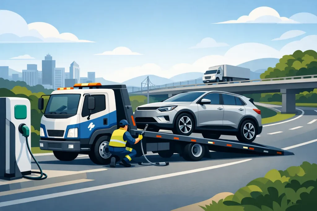 Future of EV Towing Safety for Real Roads