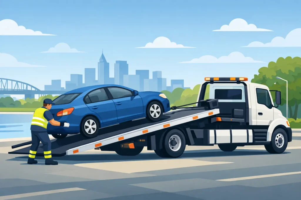 How Flatbed Towing Works for Safe Transport