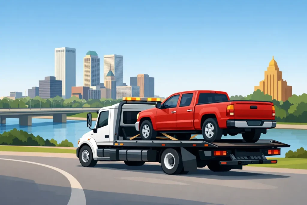 How Much Does a Truck Tow Cost Around Tulsa?