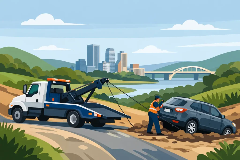 Tulsa Hills Stuck Vehicle Recovery Service