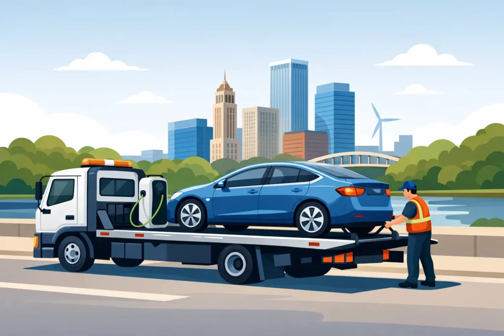 A Guide for Electric Car Transport in Tulsa