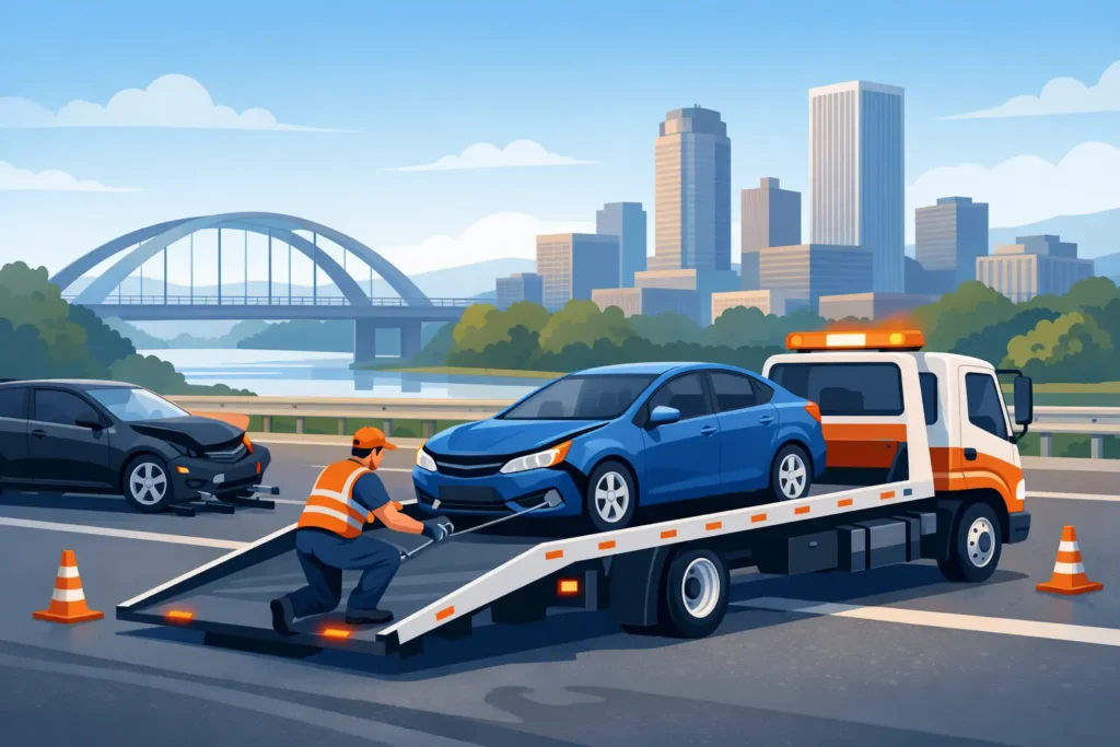 Accident Towing After a Crash on Tulsa Roads