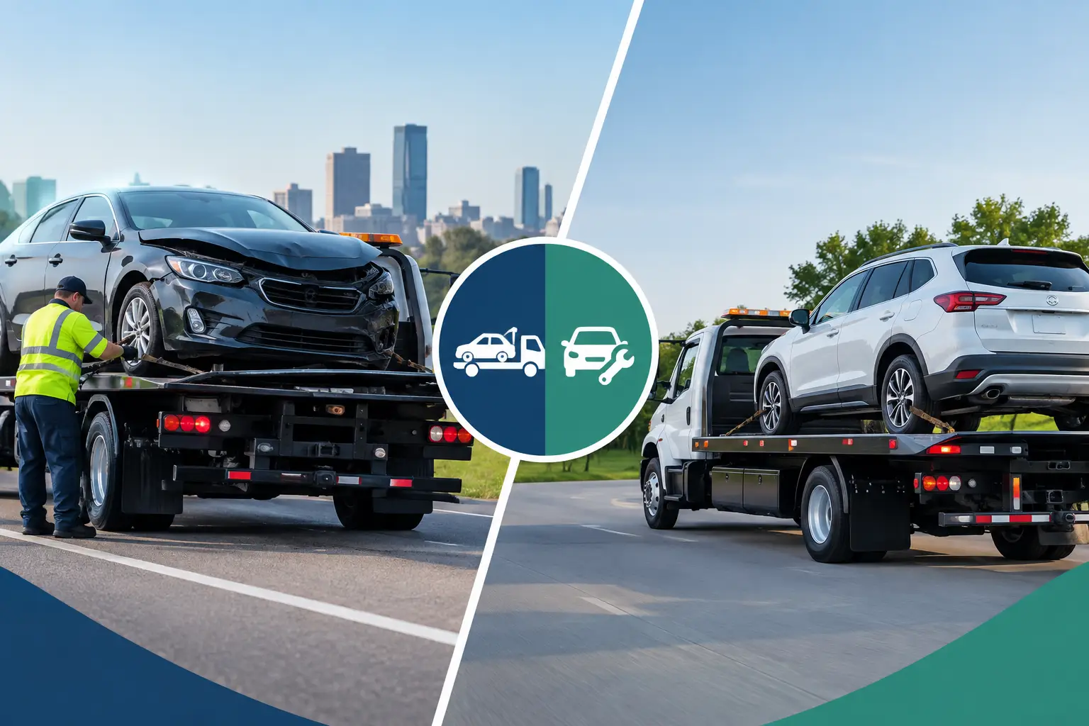 Accident Transport Versus Repair Delivery