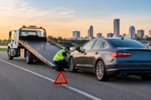 Handling a Breakdown on Memorial Drive Safely